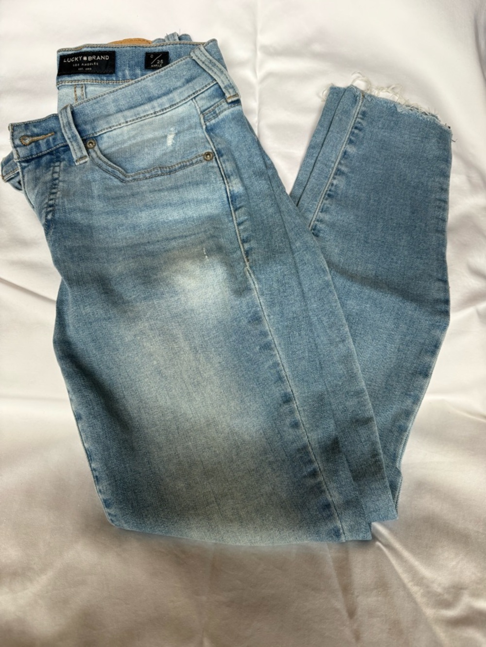 Lucky Brand Women's Ava Mid Rise Skinny Ankle